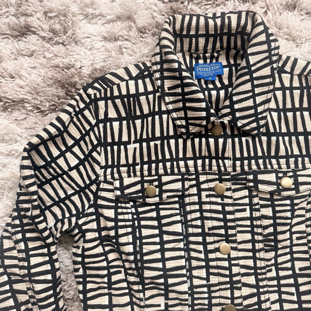 Pendleton Textured Jacket Sz M Nwot - image 1
